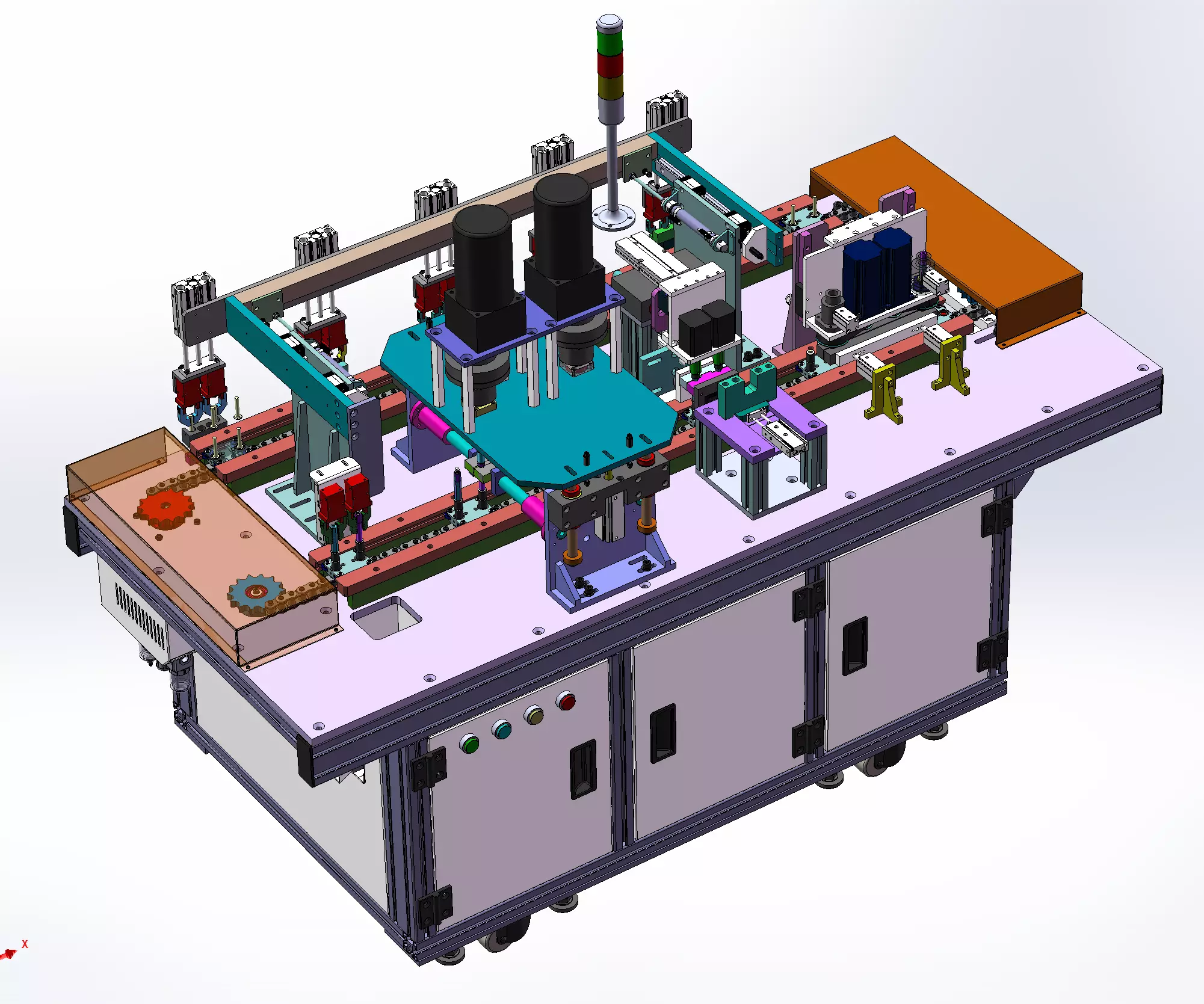 Automatic oil plug assembly machine 3D model