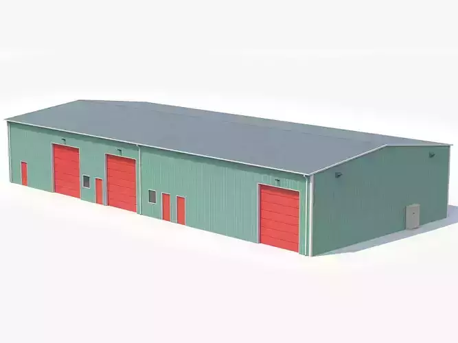 Green Industrial Building 50 PBR