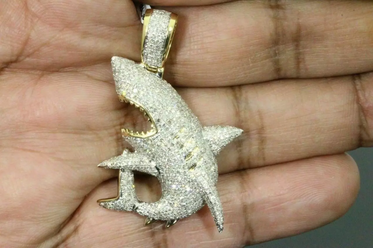 Shark Necklace Pendant 3D Model For Jewelry Design 3D print model