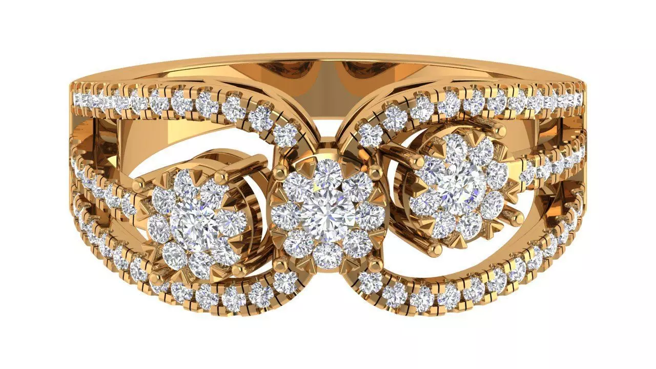 Vintage Ring 3D print model