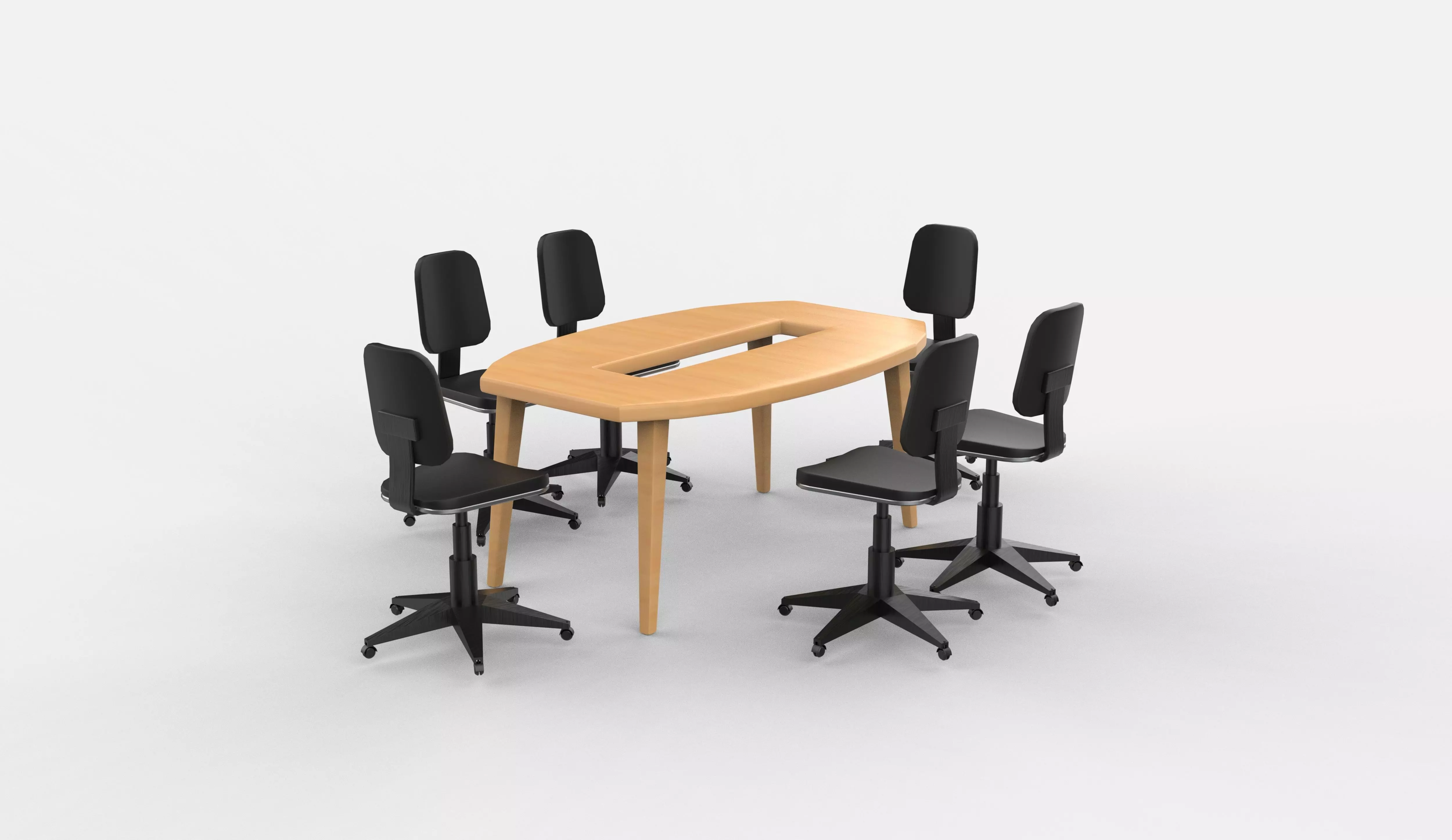 Meeting table 3D model