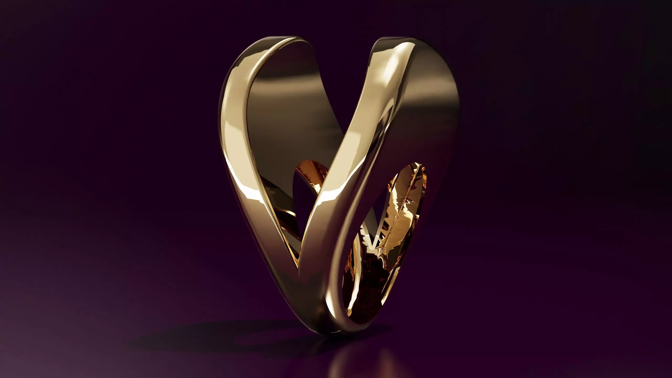 free form ring N76 54EU SIZE 3D print model