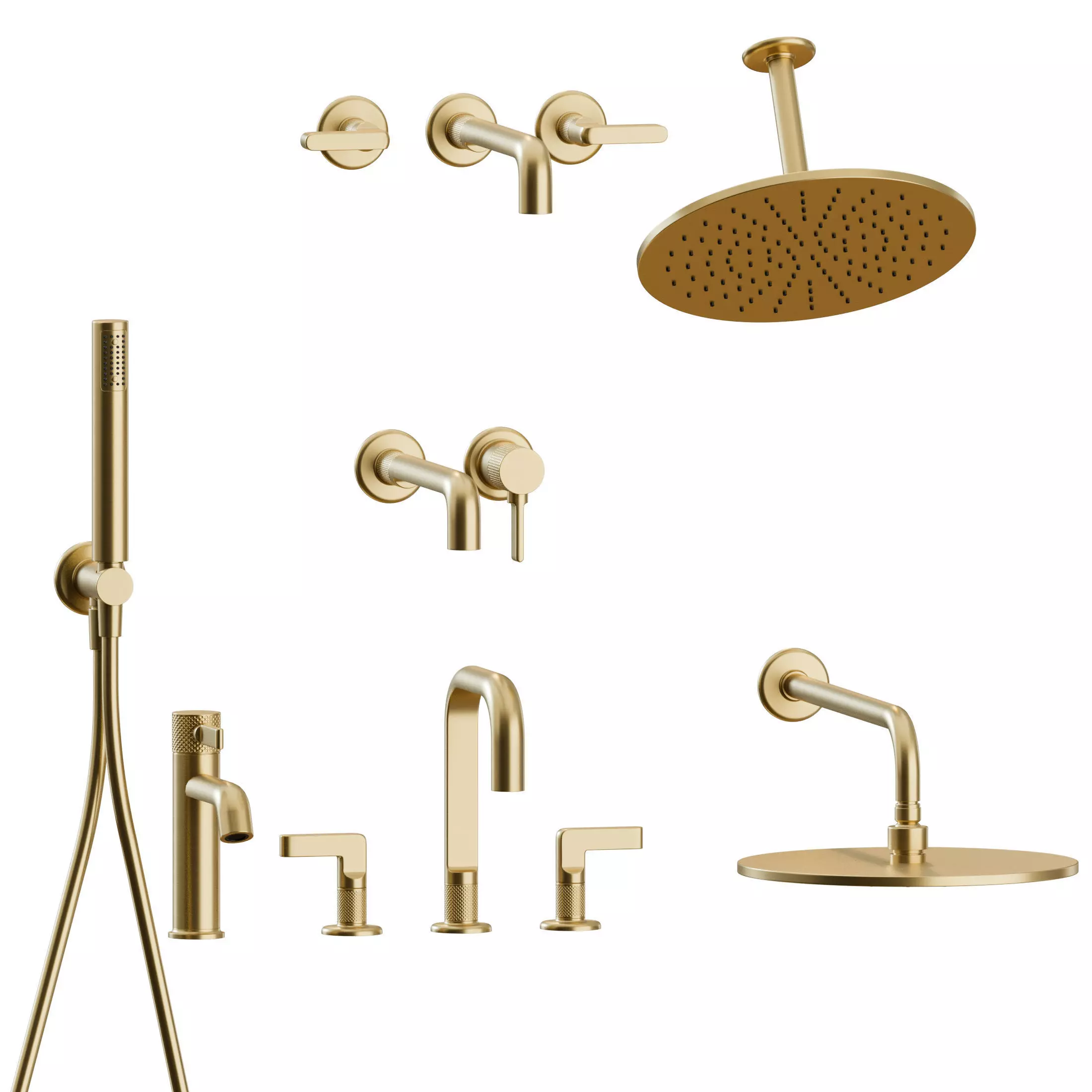 Inciso Bath Set by Gessi 3D model