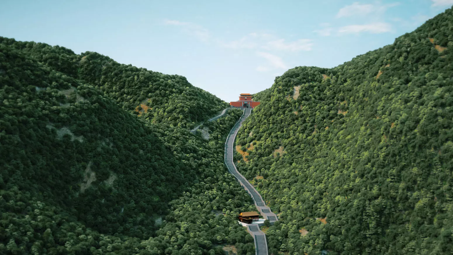 Mount Tai Taishan 3D model