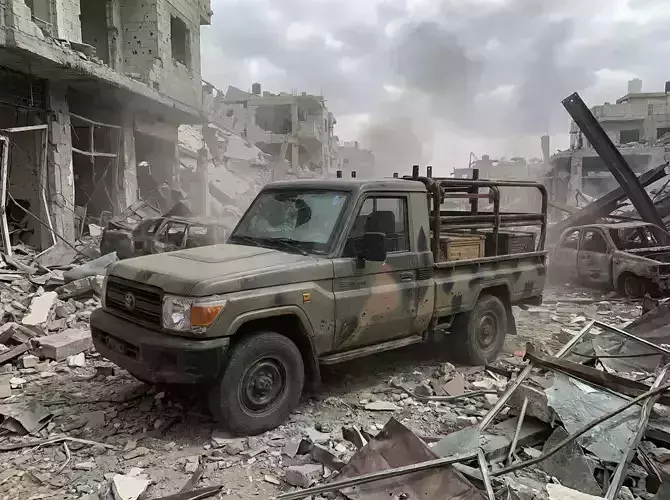 Combat Technical Pickup Truck - Military Game Ready 