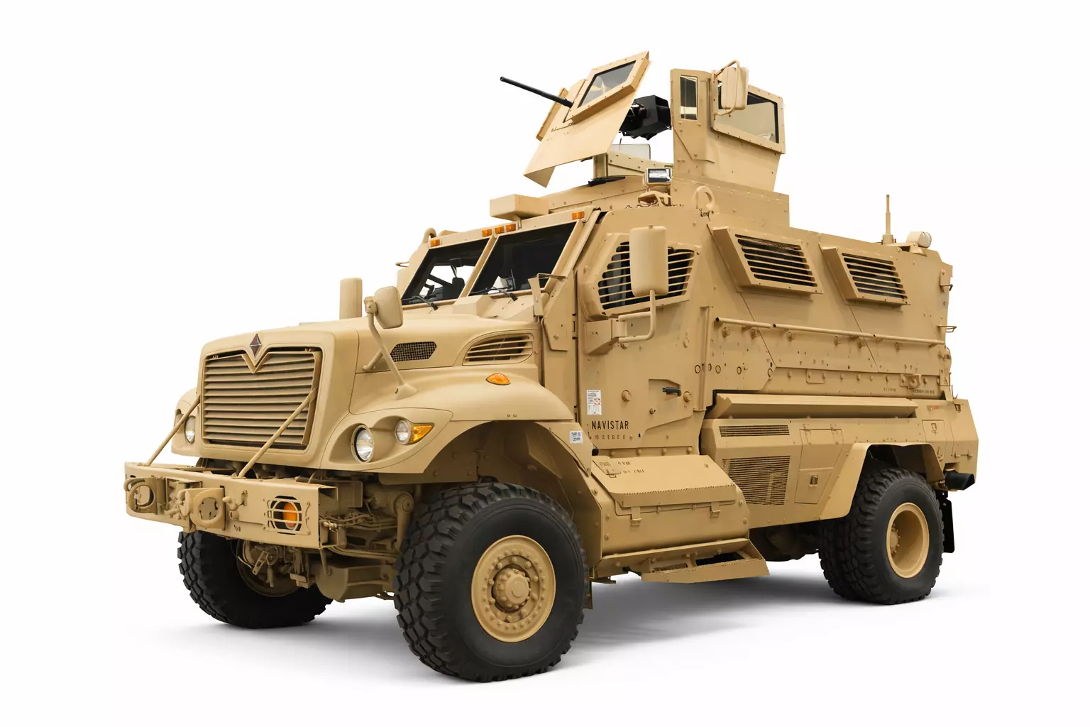 International MaxxPro Armored Vehicle Low Poly MRAP Truck Low-poly 3D model