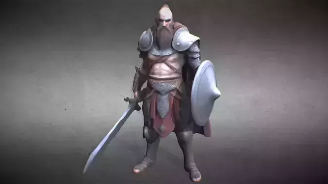 Heroic Warrior Free 3D model