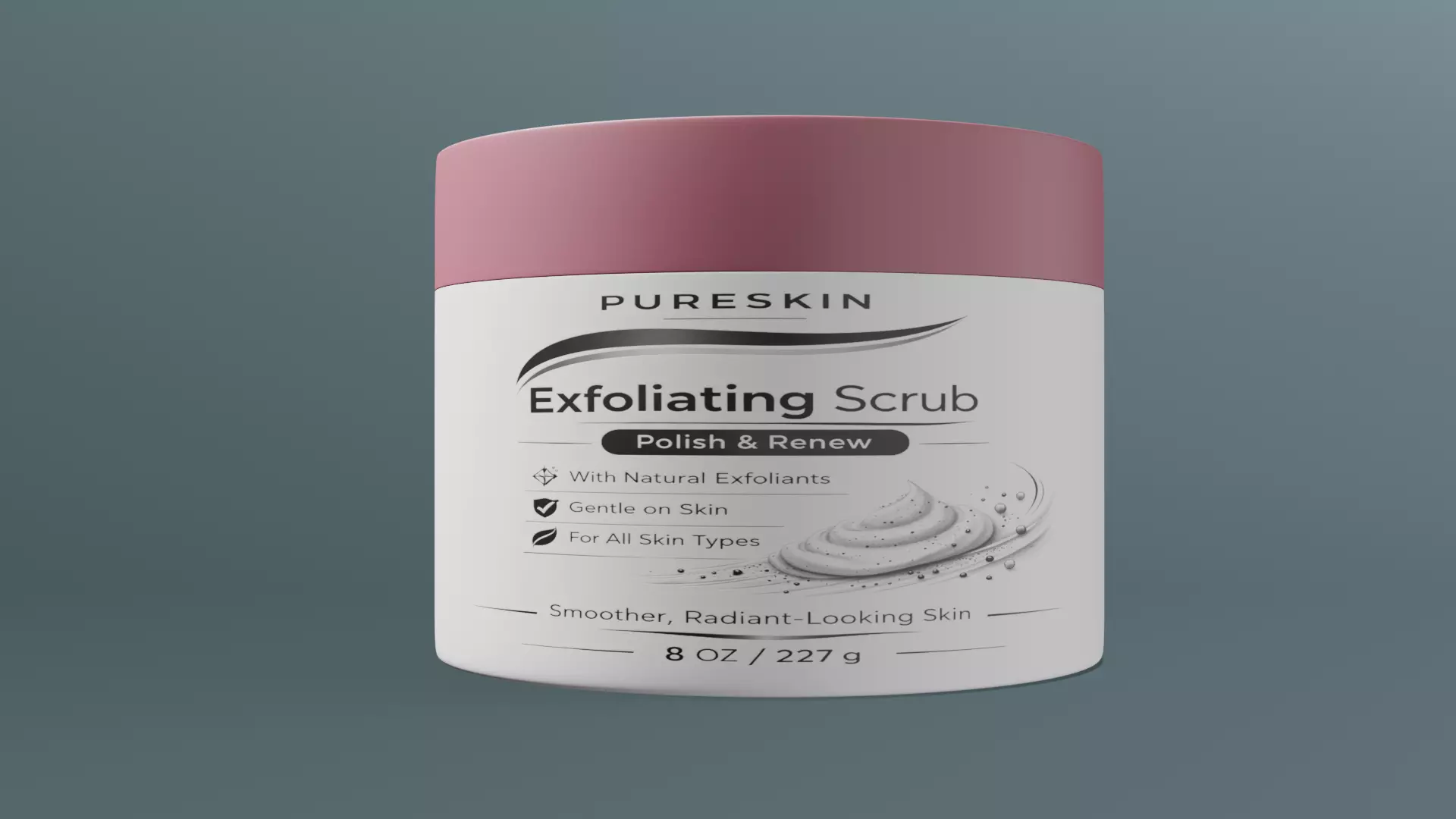 Customizable SkinCare Mockup Free low-poly 3D model