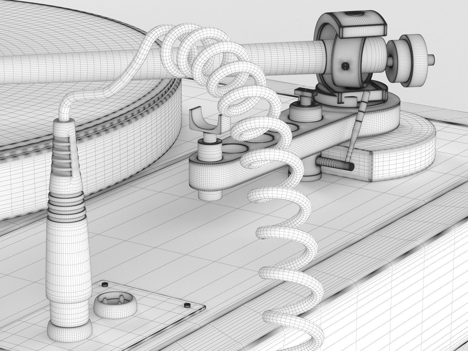 Turntable LCD-X Headphones 3D model_5