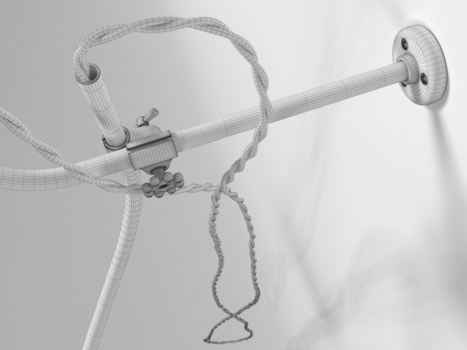 Workstead Bent Wall Lamp 3D model_5