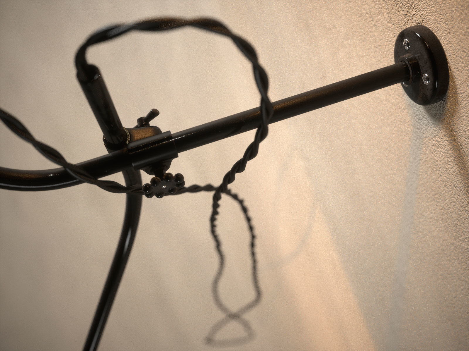 Workstead Bent Wall Lamp 3D model_4