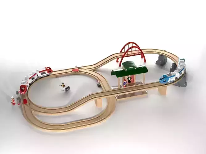 Travel Switching Set 3D model