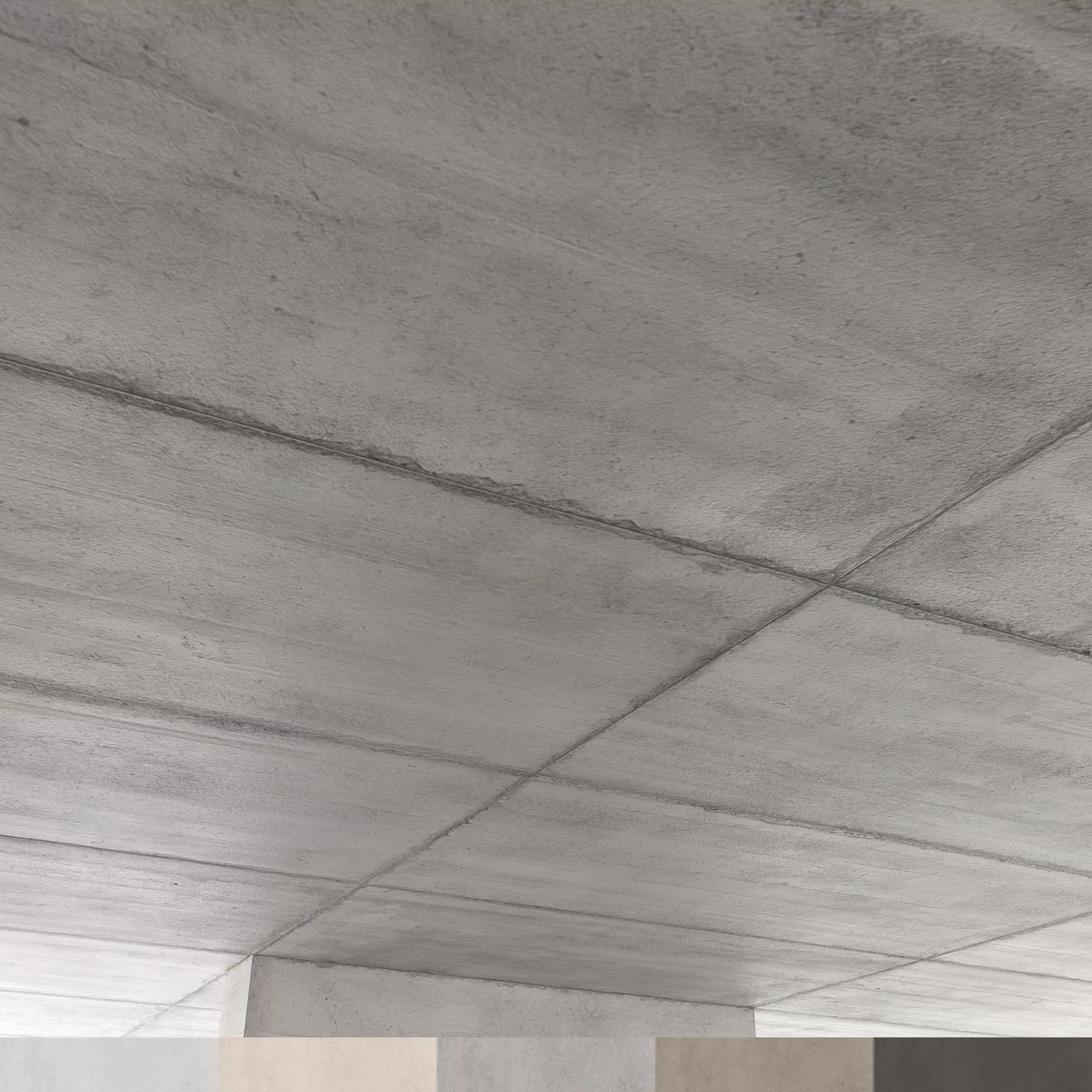 Monolithic Concrete Ceiling - slab joints 01 Texture