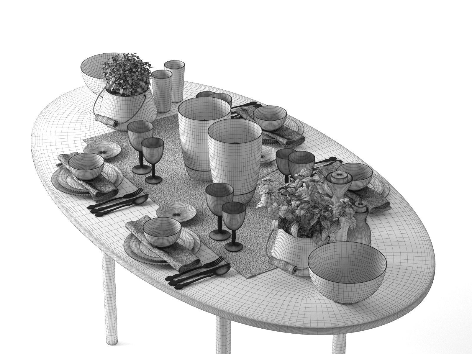 Table Setting by Villeroy Boch 3D model_3