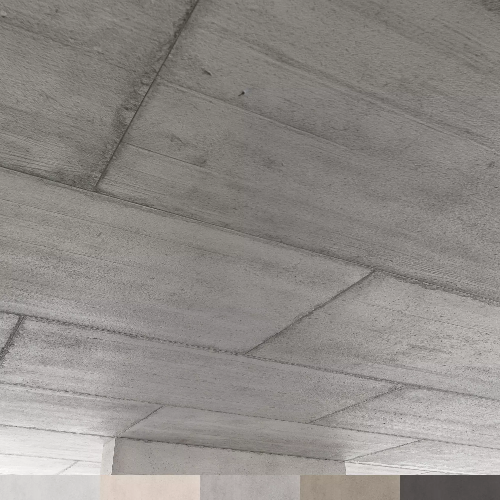 Monolithic Concrete Ceiling - slab joints 02 Texture