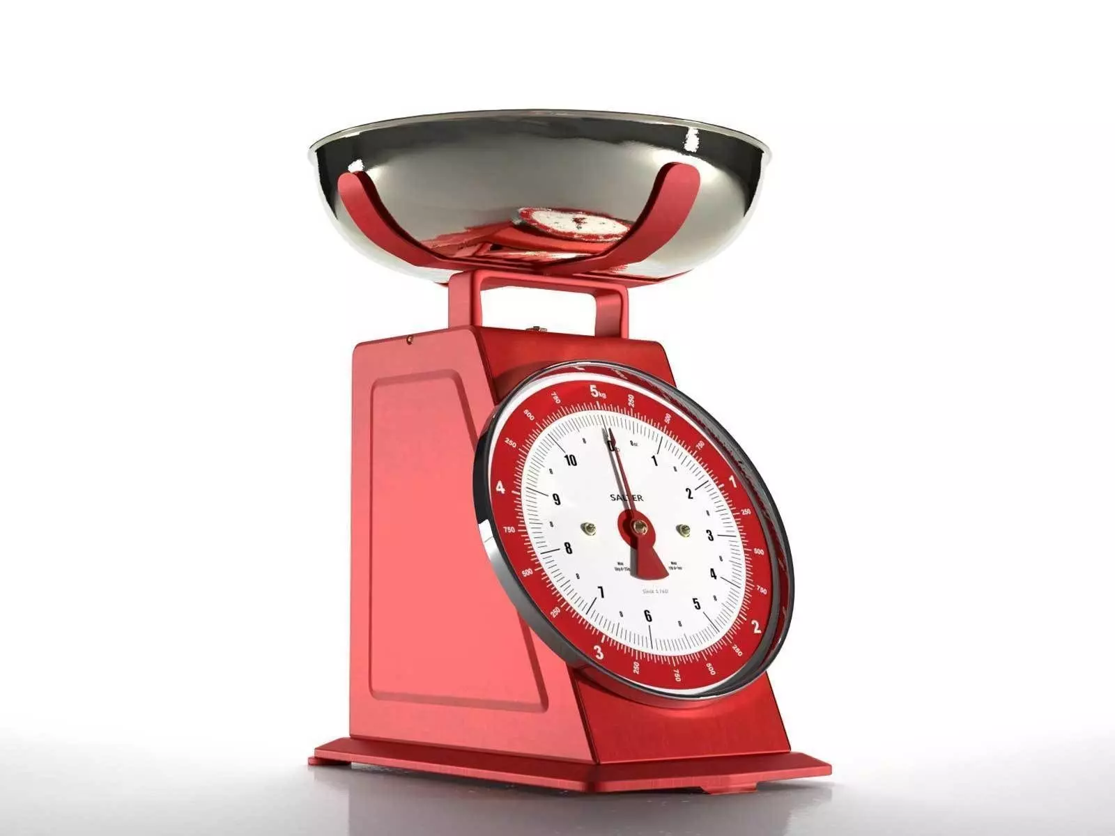 Salter Retro Mechanical Kitchen Scale 3D model_0