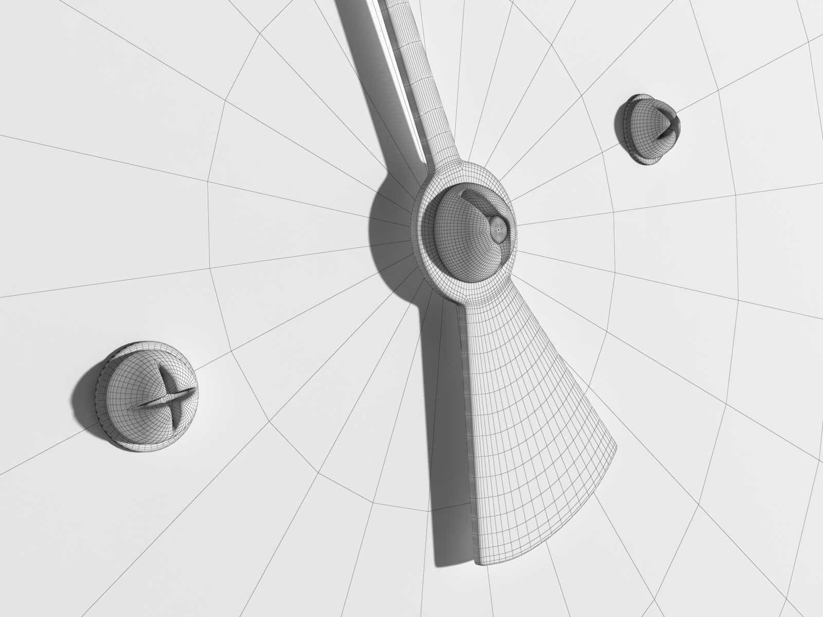 Salter Retro Mechanical Kitchen Scale 3D model_4