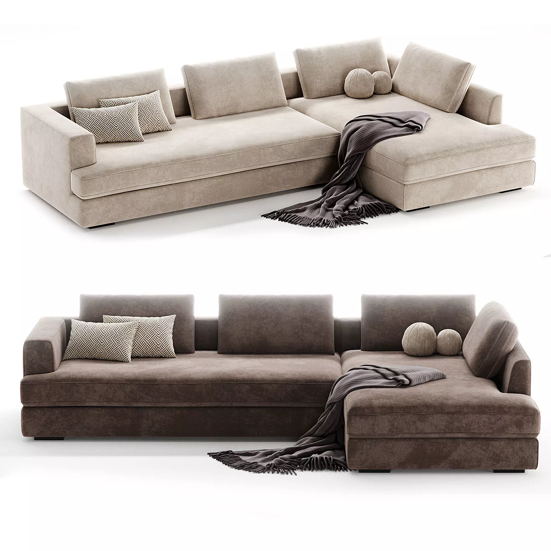 Sofa Rinconera Grande Tribeca 3D model