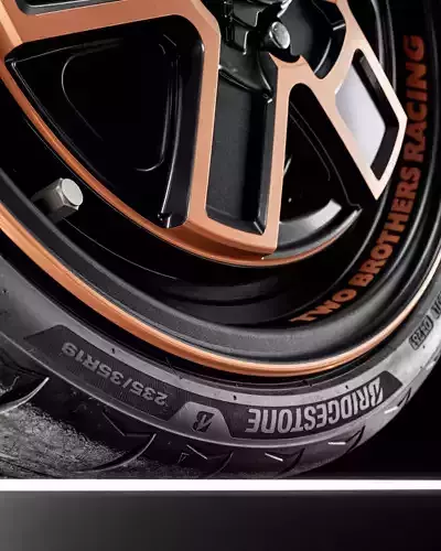 Bridgestone Potenza Adrenalin RE-005 235 35 ZR19 3D model 2