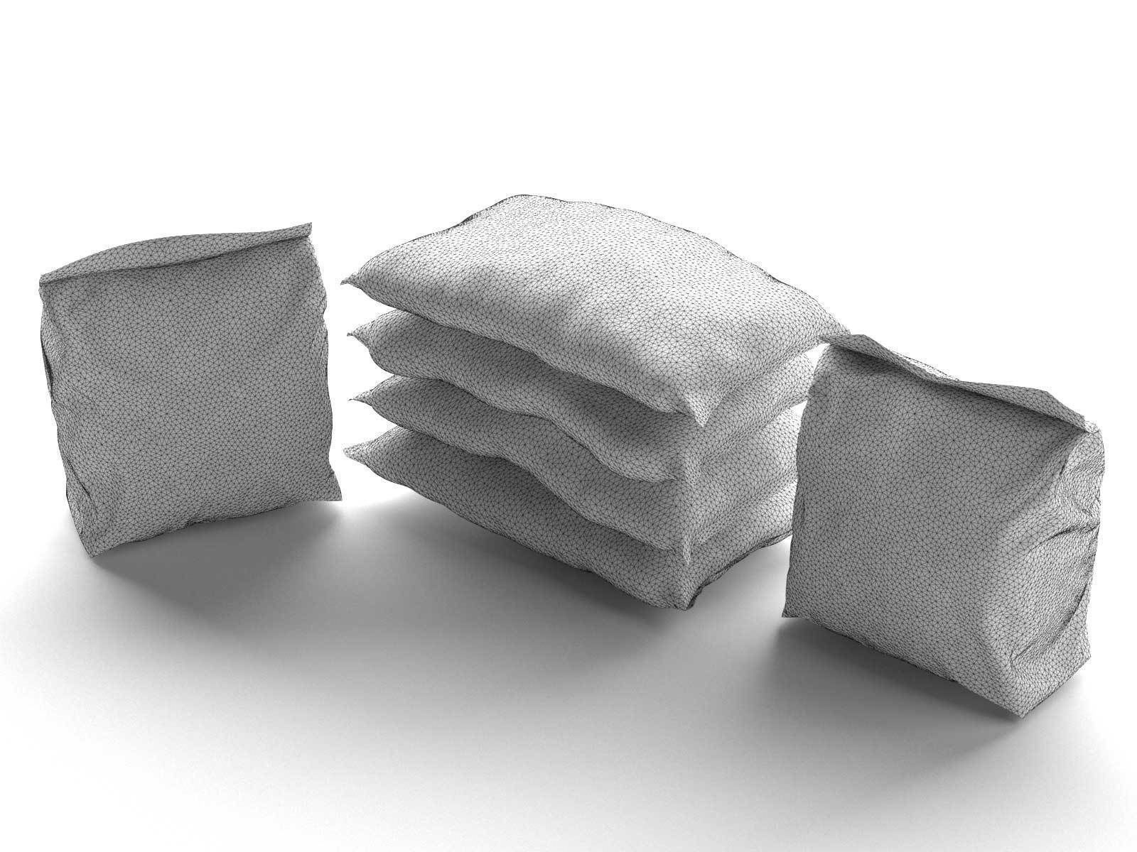 Packed Frozen Food 3D model_4