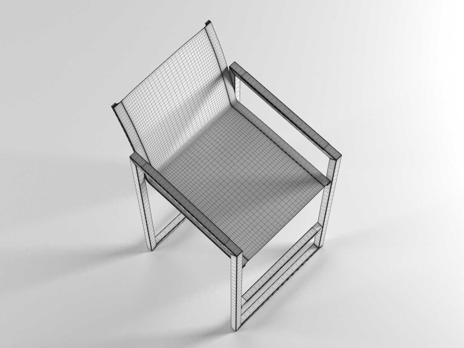 NINIX Table and Chairs 3D model_4