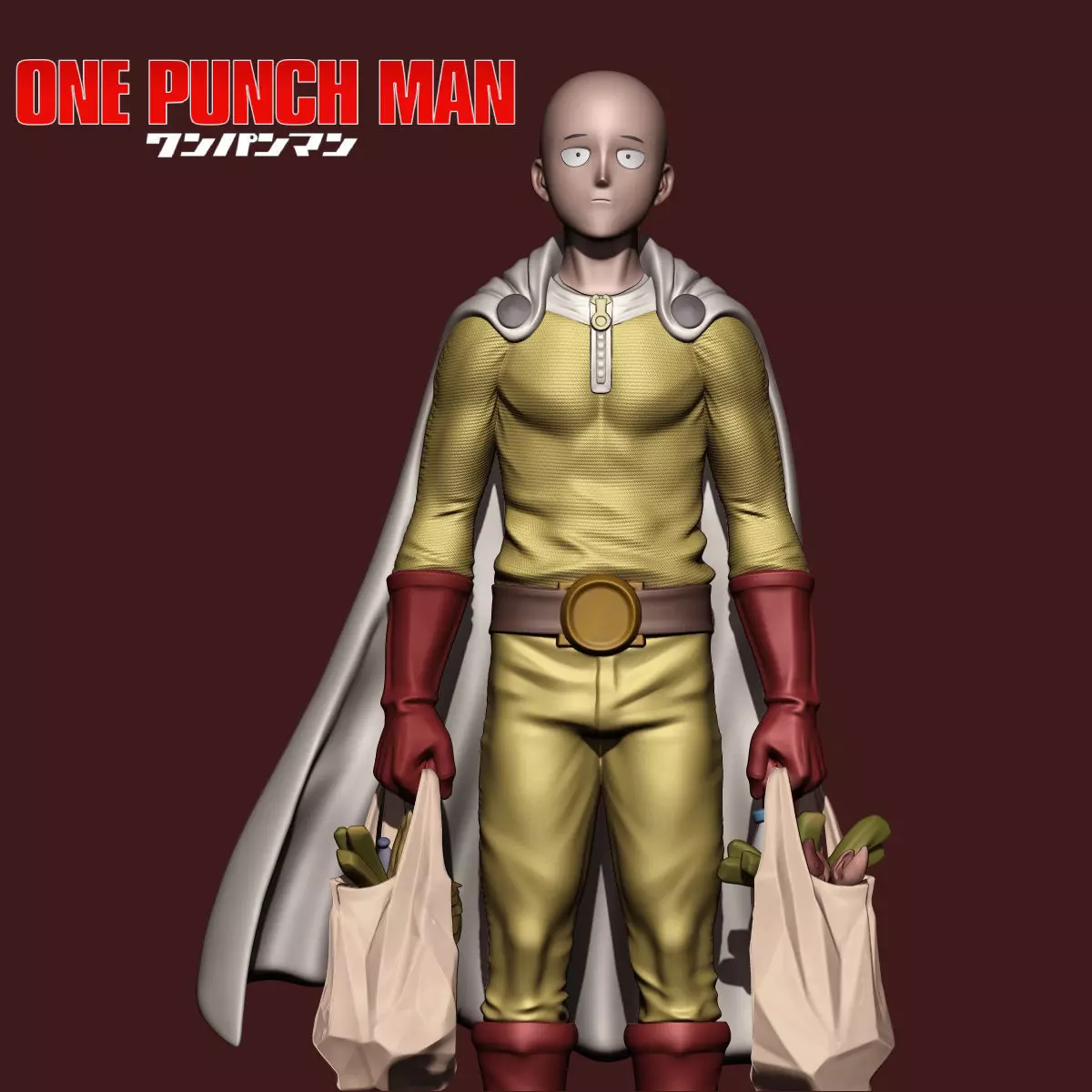 Saitama - One Punch Man 3D print model