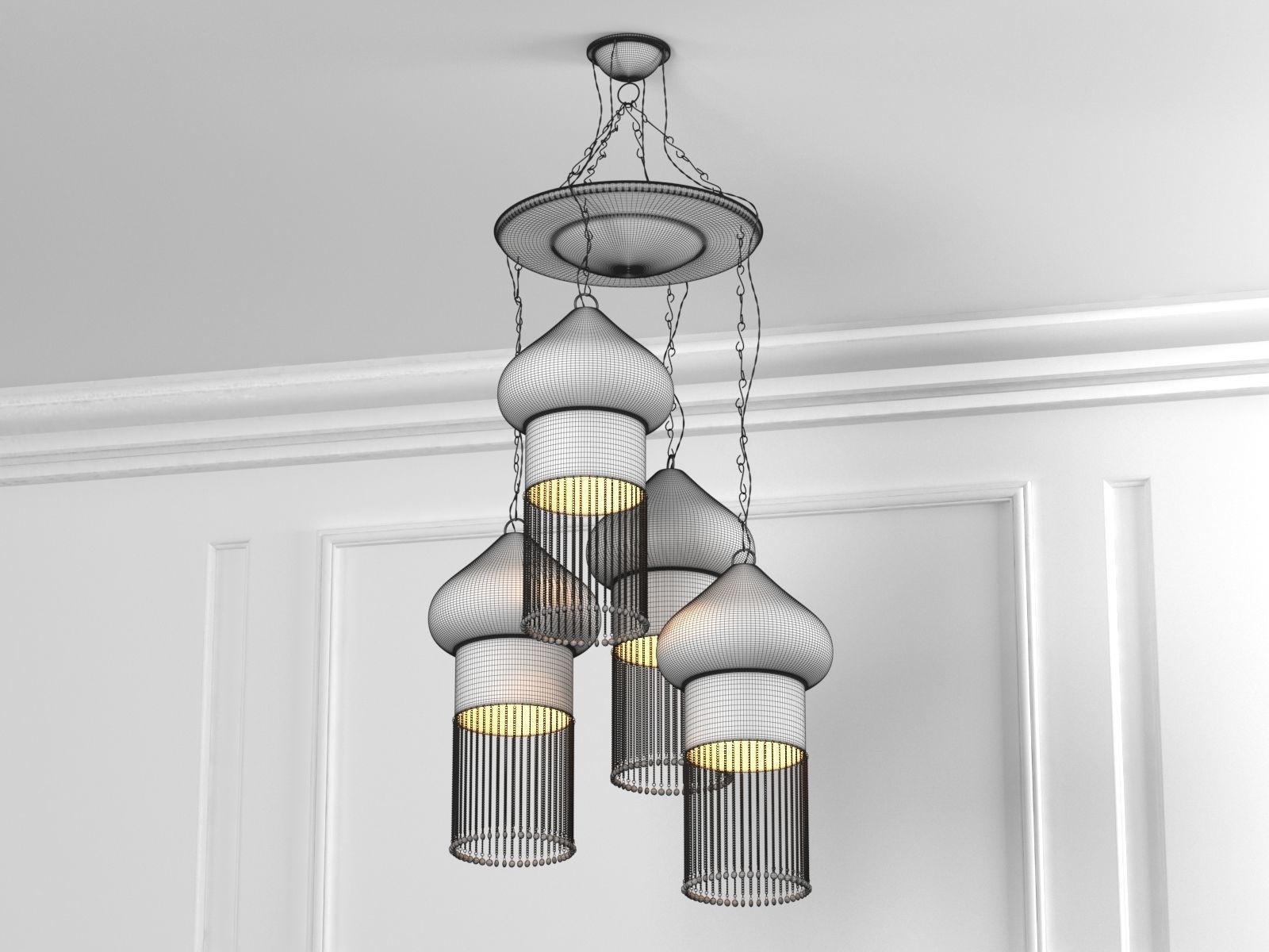 Moroccan Pendant Lights 3D model_3