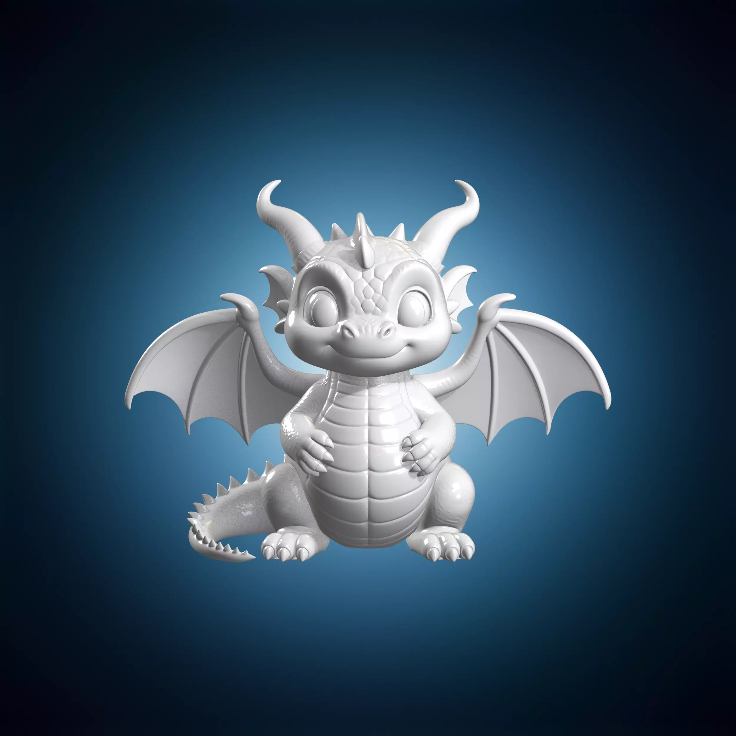 Baby Dragon Fantasy 3D print model