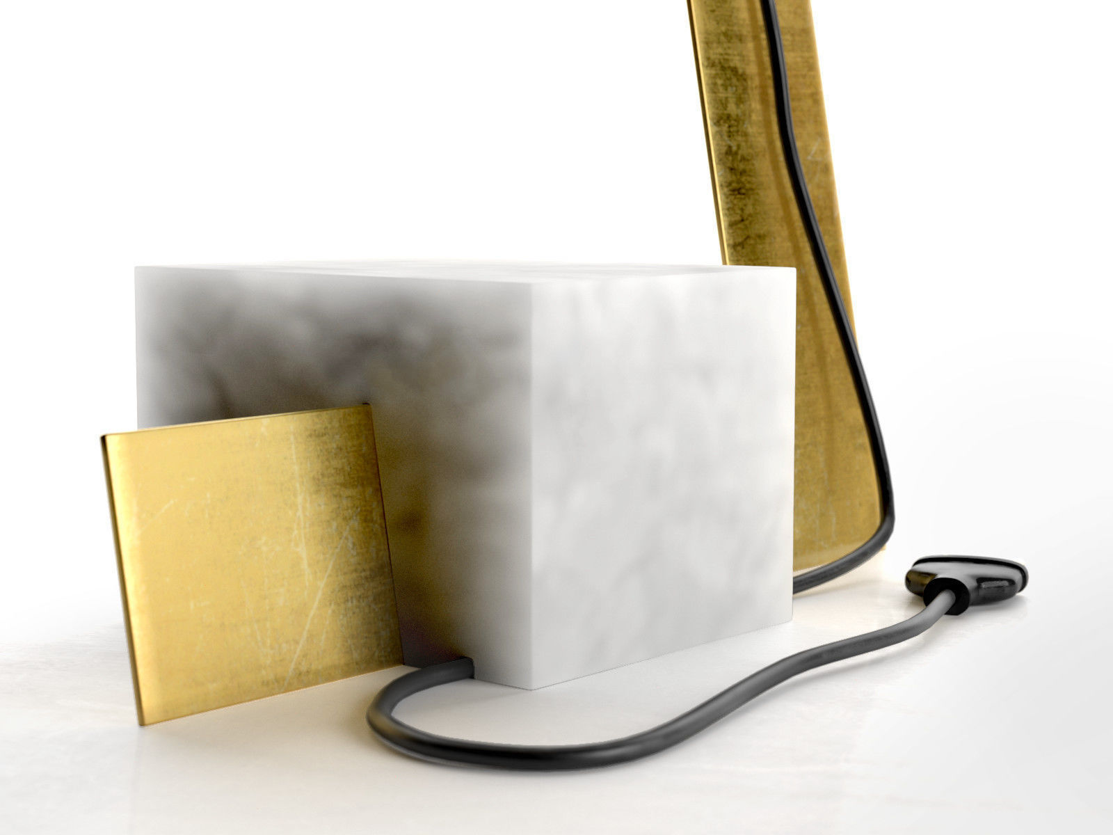 Clark Table Lamp 3D model_1