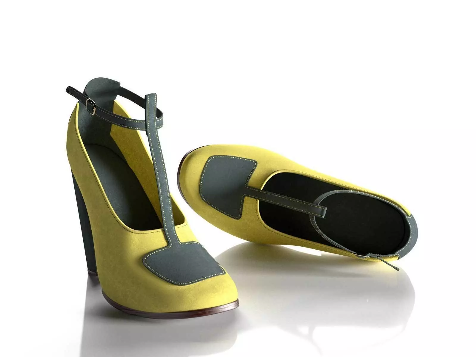 Chunky Heels 3D model
