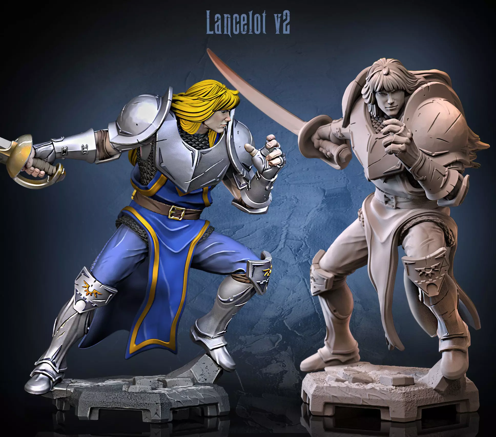 Lancelot v2 3D print model