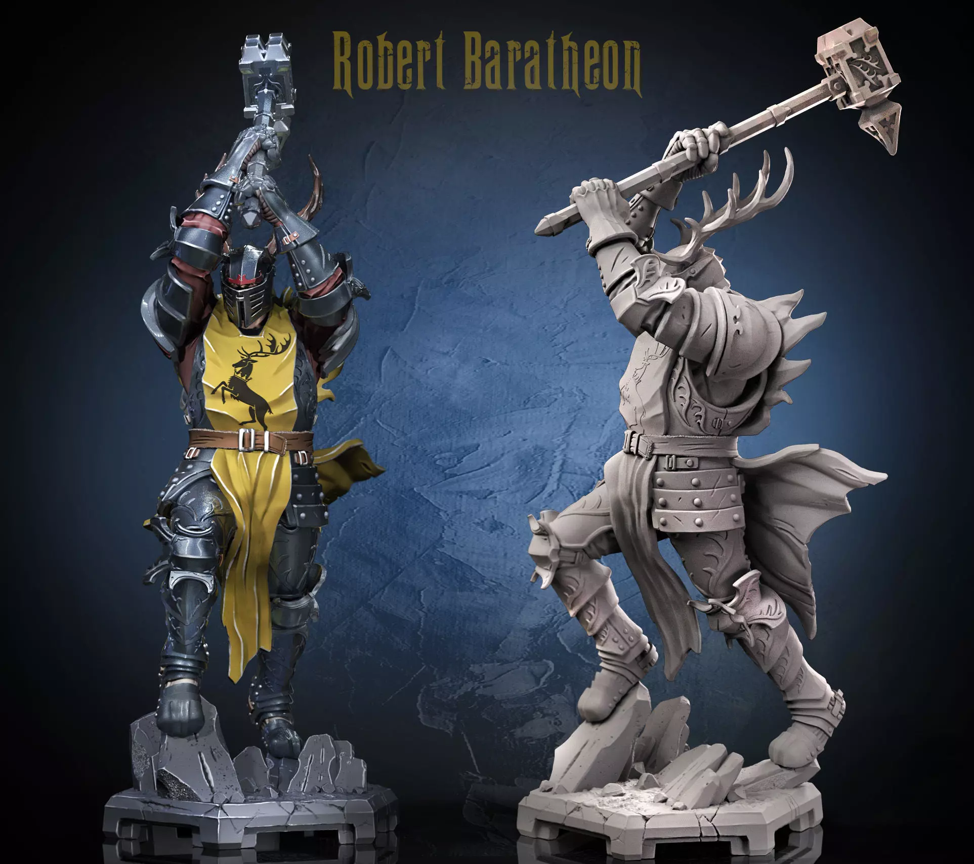 Robert Baratheon 3D print model