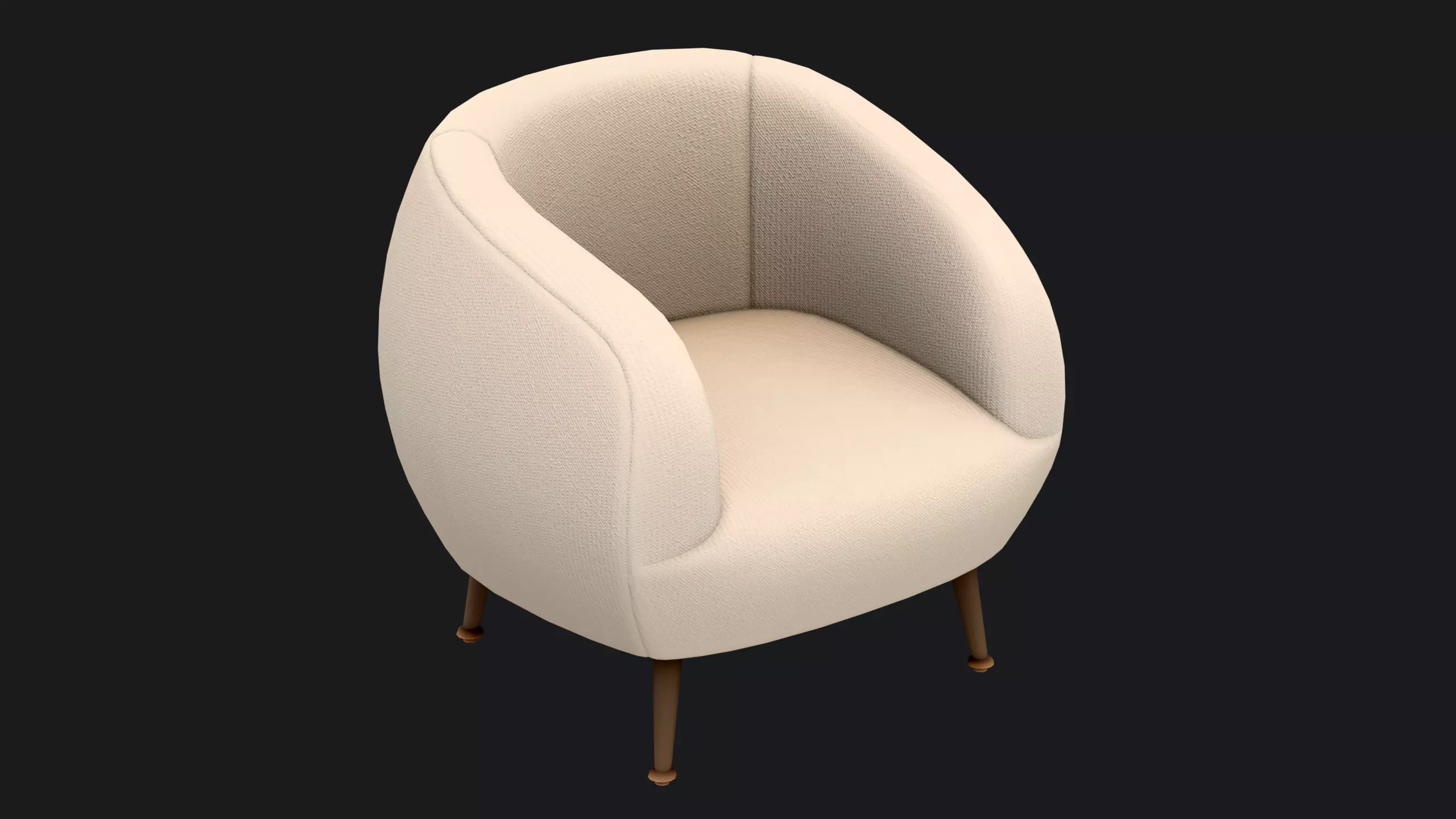 Urban Outfitters Chair Low-poly 3D model