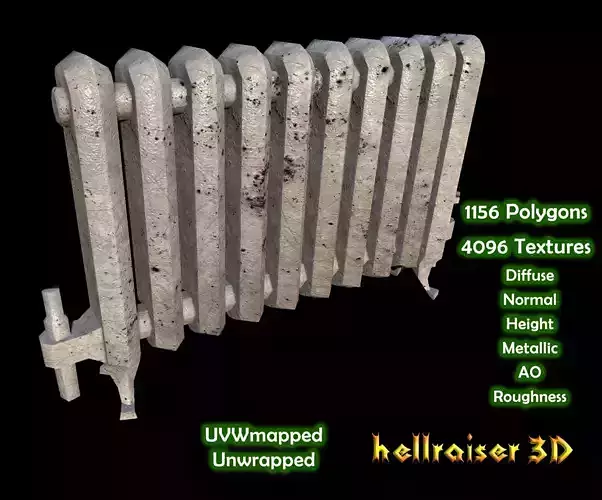 Radiator - PBR - Old Textured
