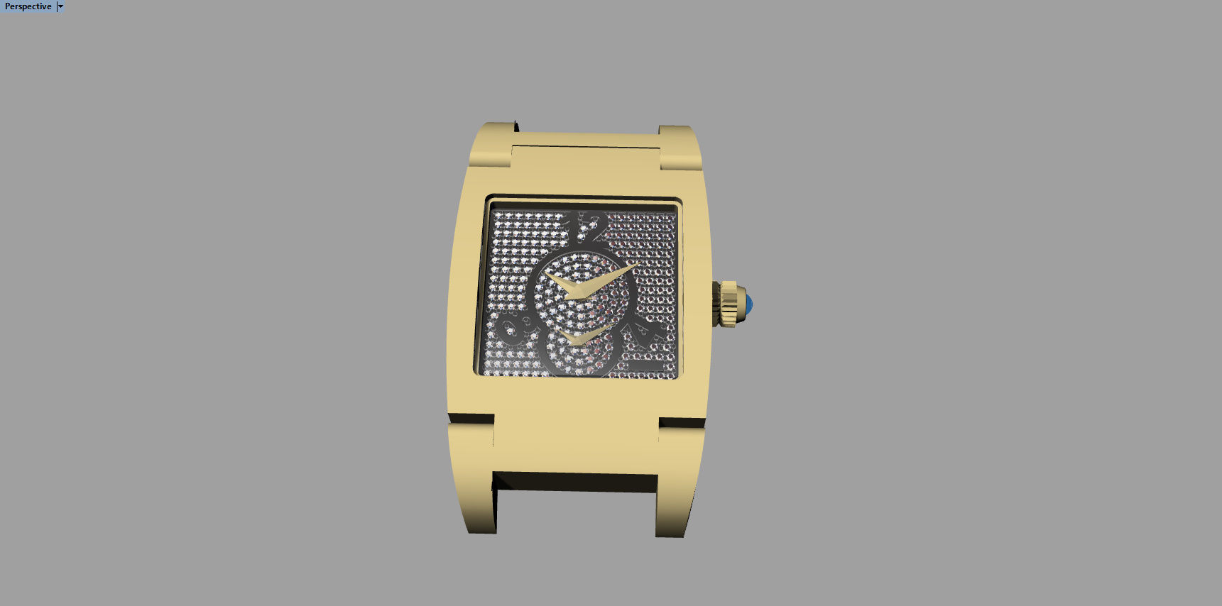 De Grisogono watch - bracelet 3D print model_8