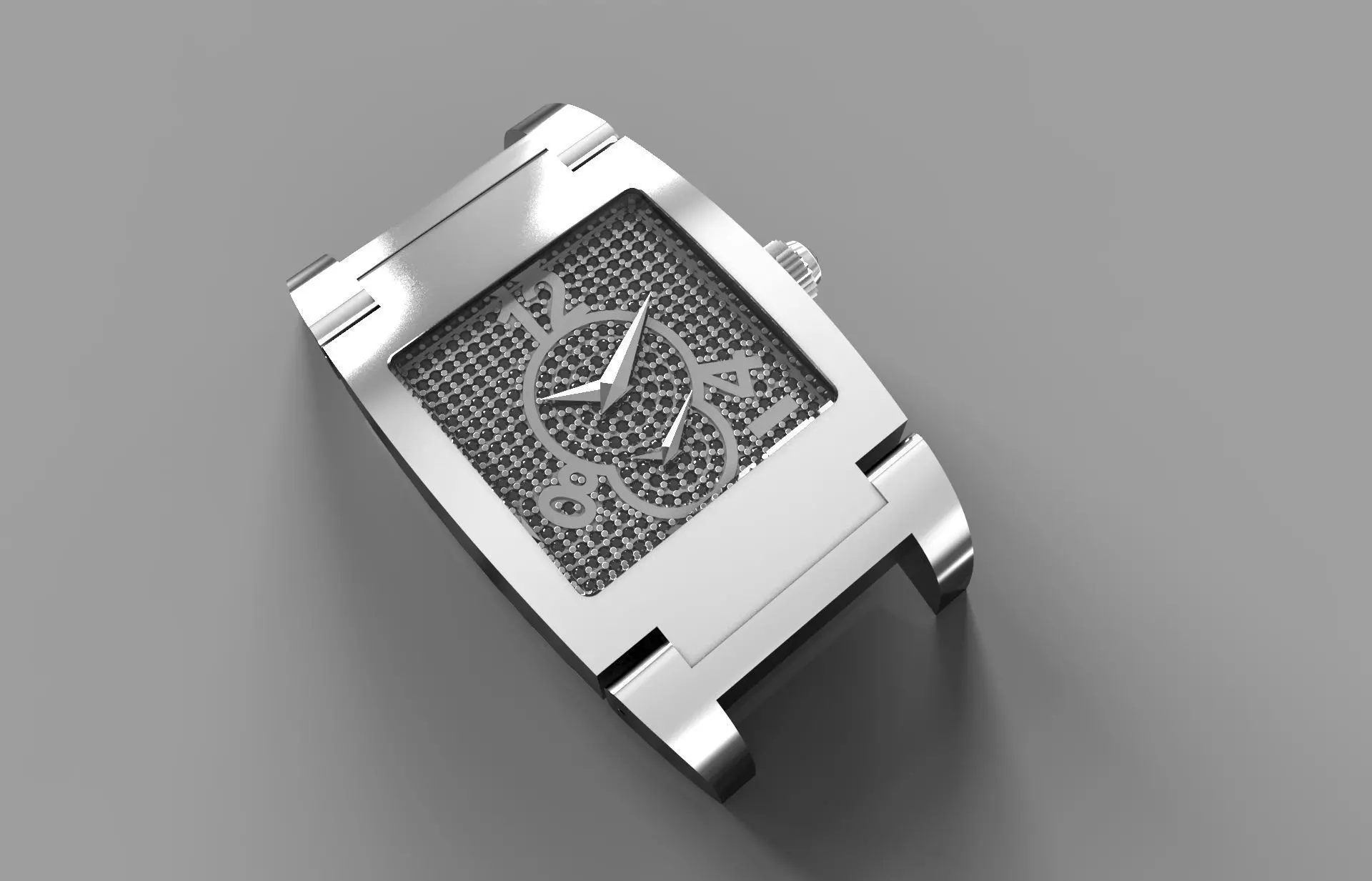 De Grisogono watch - bracelet 3D print model_0