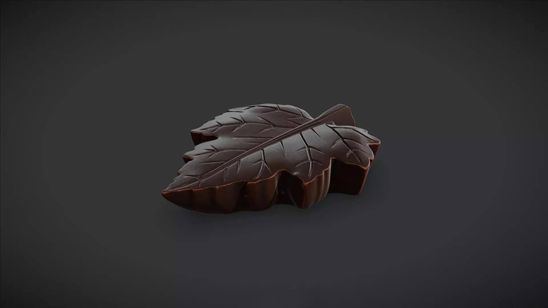 Chocolate Leaf 3D model