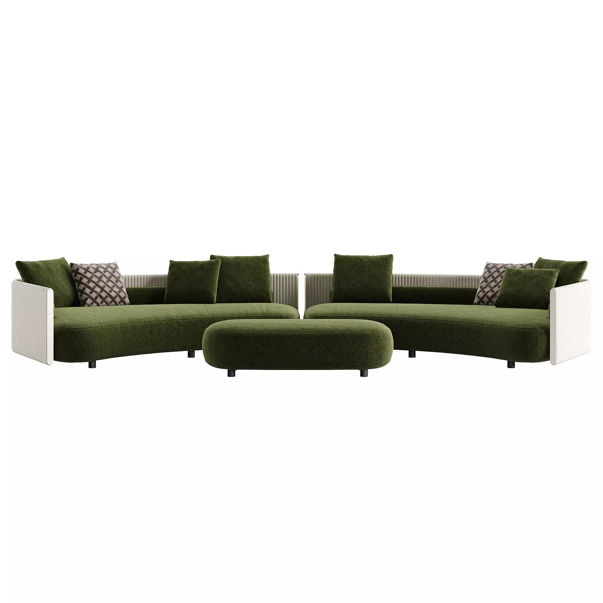 Bezier Cord Outdoor Sofa by Minotti 3D model