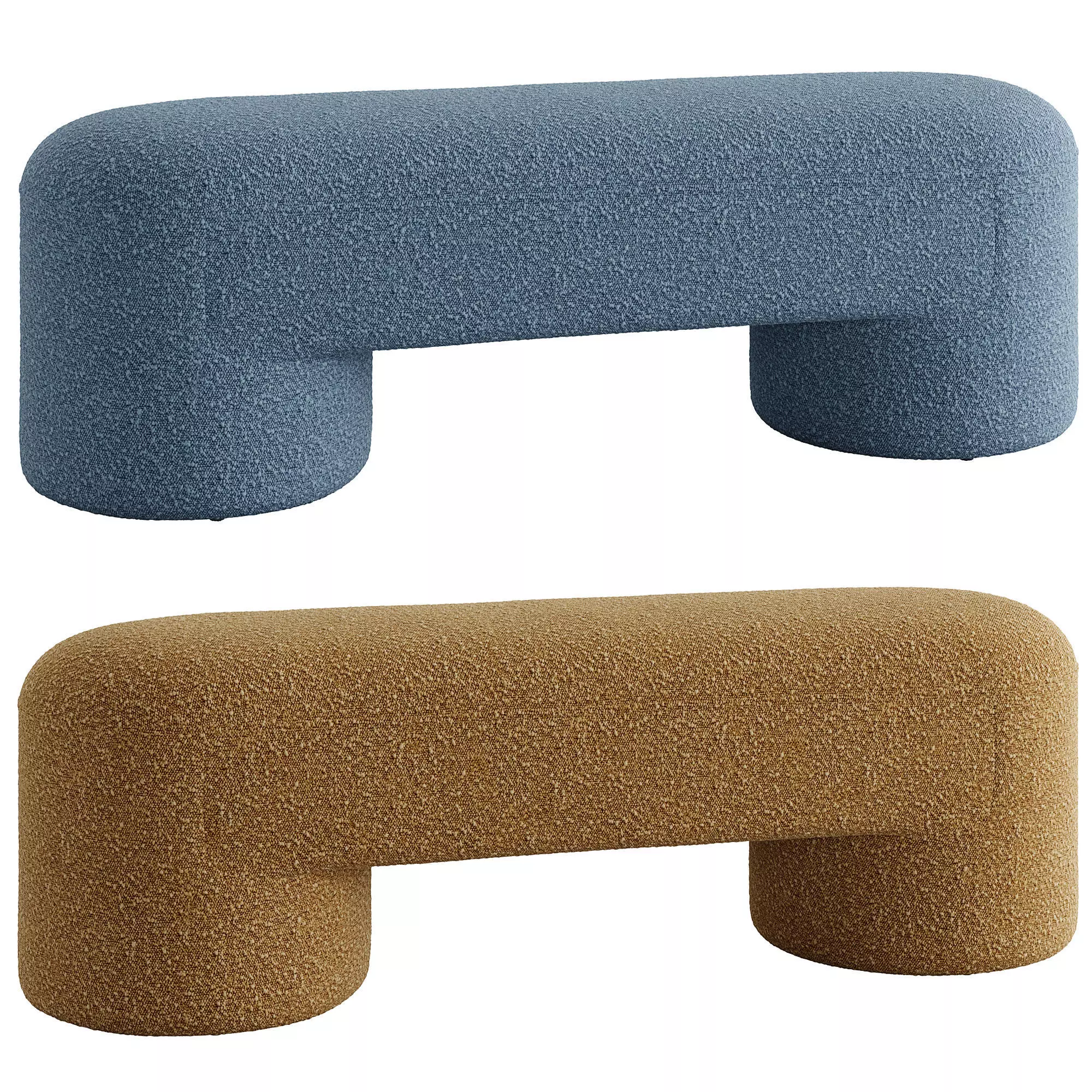 Ontario Ottoman 3D model