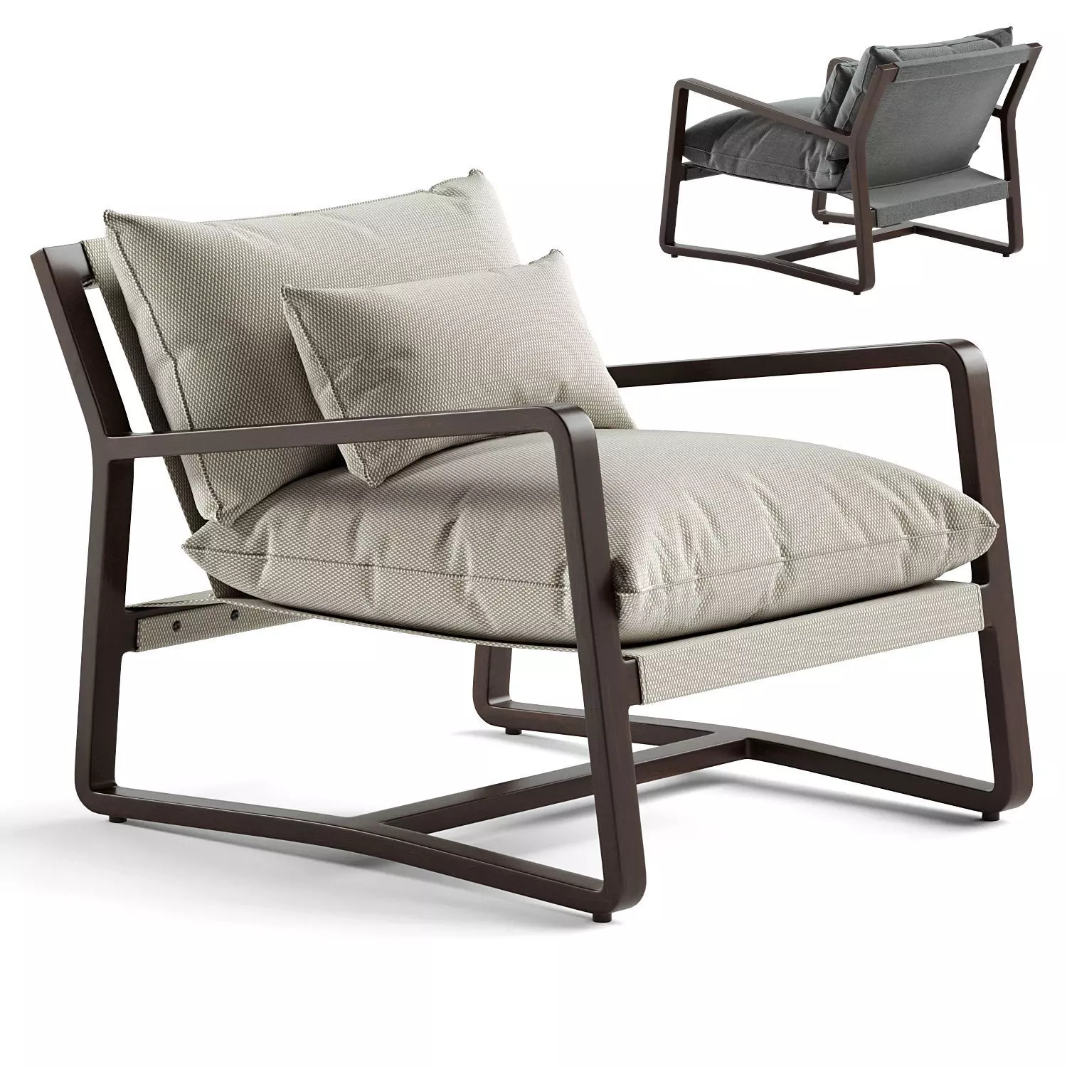 Lane Outdoor Chair 3D model