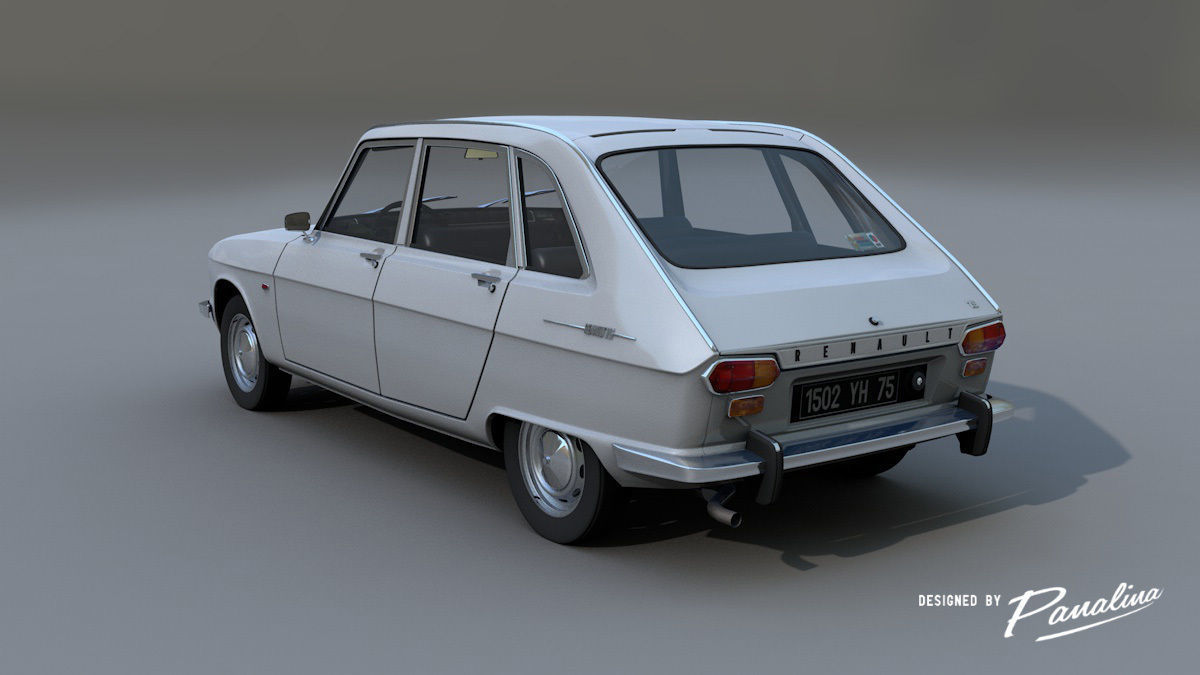 Renault 16 TS - 1970 3D model_1