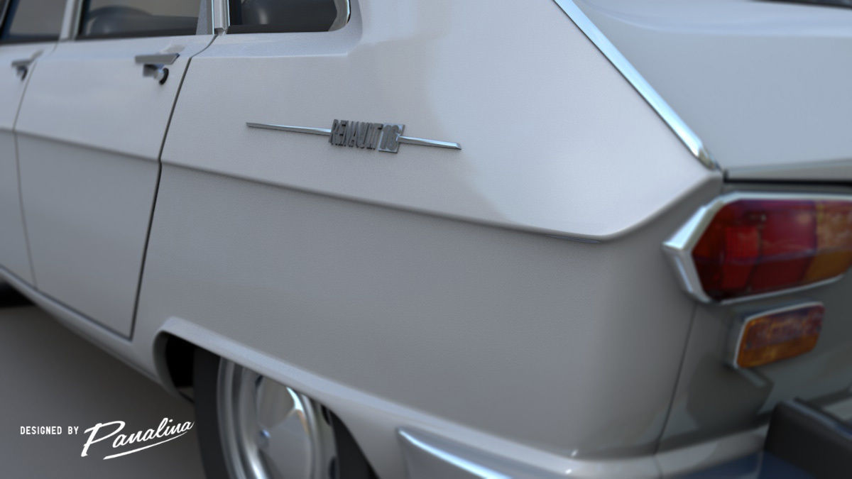 Renault 16 TS - 1970 3D model_2