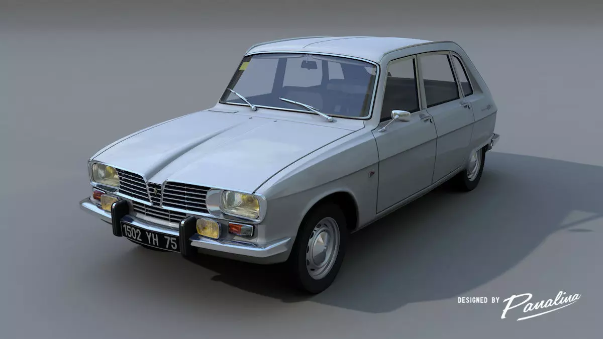 Renault 16 TS - 1970 3D model_0
