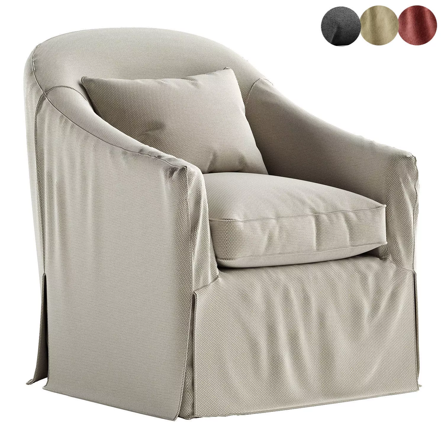 Becky Swivel Chair 3D model