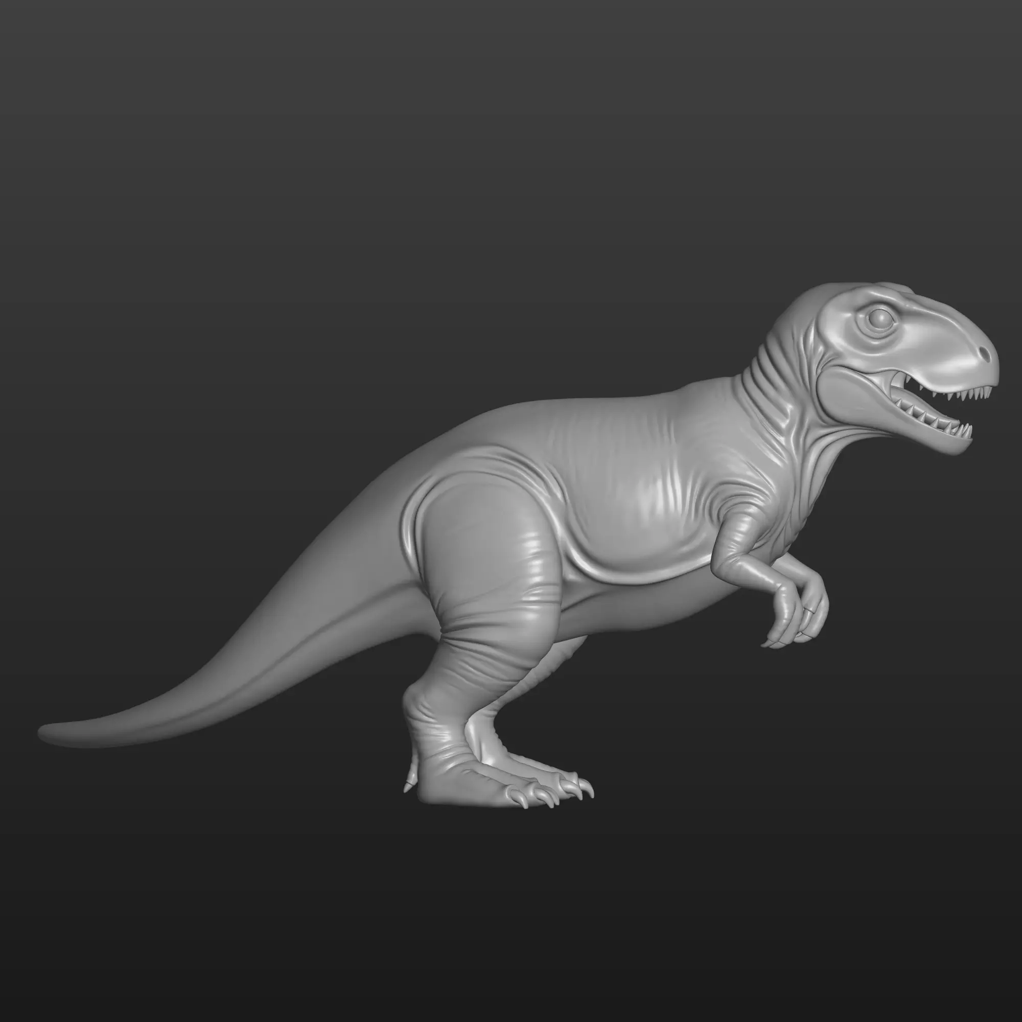 Realistic T-Rex Sculpt-High Detail Tyrannosaurus Rex Miniature 3D model ...