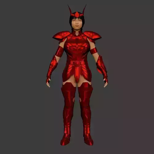 Saint Seiya 3D Printable Armor girl 1 AAA