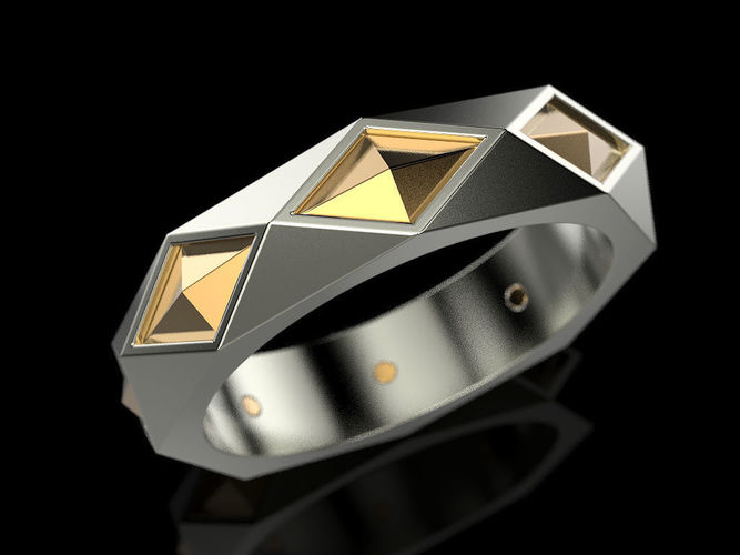 Ring Facet 3D print model
