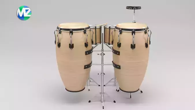Tambour conga drum set