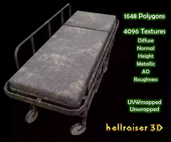 Gurney - PBR - Old Textured