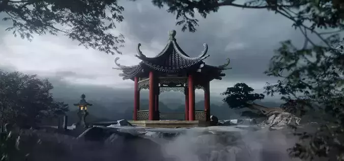 Pavilion 3D model